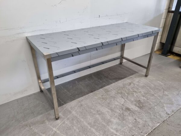 Stainless Steel Work Table Premium-line 180 x 70 x 85 cm Catering - Image 2