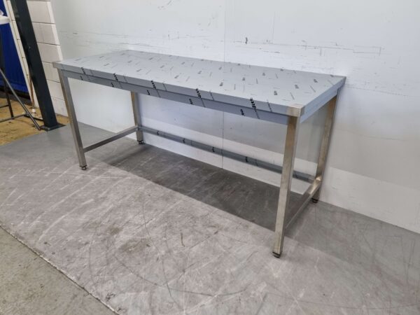 Stainless Steel Work Table Premium-line 180 x 70 x 85 cm Catering - Image 3