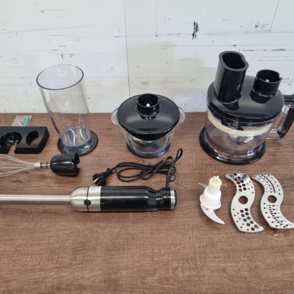 GGG professional hand blender with food processor and ice crusher, 800 watts 230V Horeca