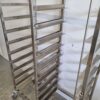 Stainless steel HCB Regal trolley for 18 wash crates wash baskets 50 x 50 cm Horeca - Image 4