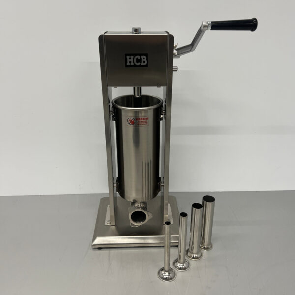 Stainless steel Vertical stuffing can stopper sausage filler 5 liters Catering Butchery