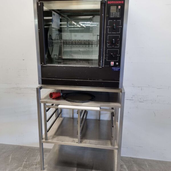 Stainless steel Ubert RT-303 Chicken Grill Grill 3 baskets 400V Catering