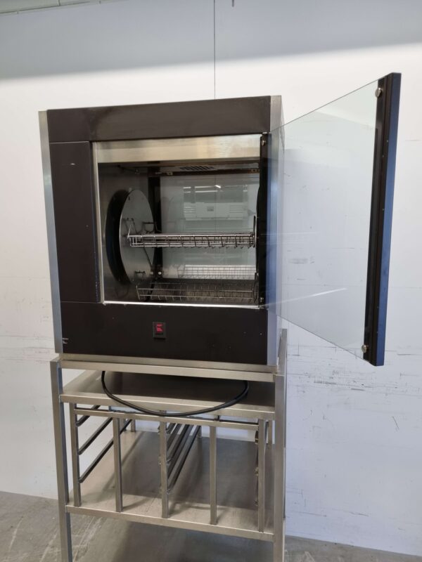 Stainless steel Ubert RT-303 Chicken Grill Grill 3 baskets 400V Catering - Image 6