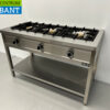 HCB stainless steel Pancake Stove 3 burners 3 x 8 kW 129 cm GAS Catering - Image 2