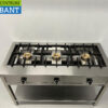 HCB stainless steel Pancake Stove 3 burners 3 x 8 kW 129 cm GAS Catering - Image 4