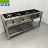 HCB stainless steel Pancake Stove 4 burners 4 x 8 kW 168.5 cm GAS Catering - Image 2