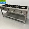 HCB stainless steel Pancake Stove 4 burners 4 x 8 kW 168.5 cm GAS Catering - Image 3