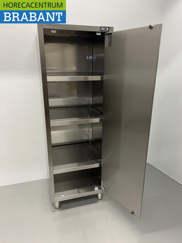 Stainless steel HCB Serving Cabinet Work Cabinet 1 door Premium-line 60 cm Hospitality - Image 4