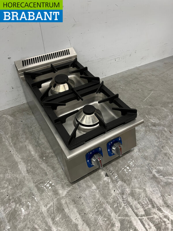 Stainless steel 2 burner Top Stove gas stove 40 cm Horeca - Image 3