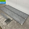 Stainless steel Double wall shelf shelf 200 x 40 cm Horeca - Image 2