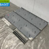 Stainless steel Double wall shelf 120 x 40 cm Horeca - Image 2