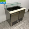 Stainless steel Tecnodom Refrigerated Workbench Saladette 2 doors 90,5 cm 230V Horeca - Image 3
