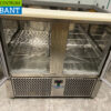 Stainless steel Tecnodom Refrigerated Workbench Saladette 2 doors 90,5 cm 230V Horeca - Image 5