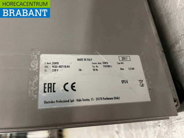 Stainless steel Zanussi Glass Rinser Glass Rinser 230V Catering - Image 5