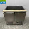 Stainless steel Refrigerated Workbench Saladette 2 doors 90 cm 230V Horeca