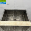 Stainless steel Refrigerated Workbench Saladette 2 doors 90 cm 230V Horeca - Image 4