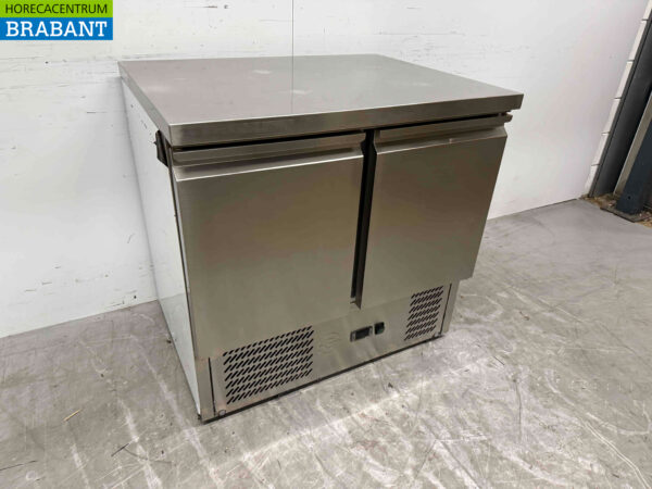 Stainless steel Refrigerated Workbench 2 doors 90.5 cm 230V Horeca - Image 3