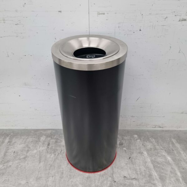 Stainless steel Combisteel Trash can waste garbage can flame cover 35 ltr Catering