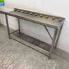 Stainless steel draining table / roller conveyor tbv pass through dishwasher 168 cm Horeca - Image 3