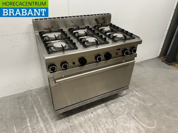 Stainless steel 6 burner stove gas stove 105 cm GAS Horeca - Image 3