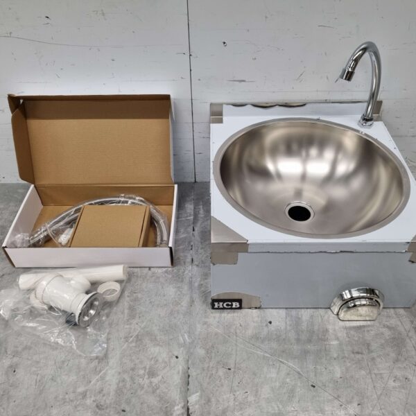 Stainless steel Sink Sink with knee operation 40 x 40 cm Hospitality