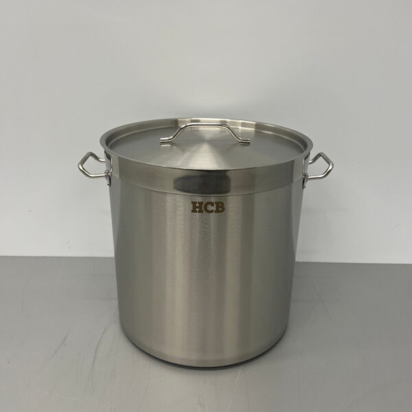 Stainless steel HCB Soup Pan Cooking Pan Induction 36.5 x 37 cm 33 liter Catering