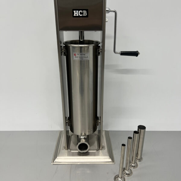 Stainless steel Vertical stuffing can stopper sausage filler 7 liters Catering Butchery