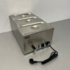 Stainless steel Bain marie 3 x 1/3 GN 230V Horeca - Image 2