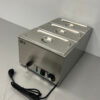 Stainless steel Bain marie 3 x 1/3 GN 230V Horeca - Image 3