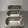 Stainless steel Bain marie 3 x 1/3 GN 230V Horeca - Image 4