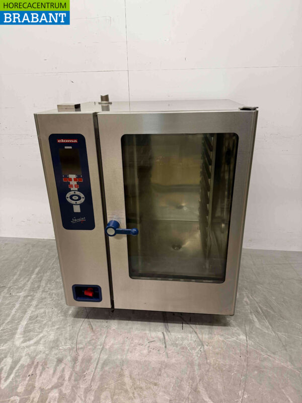 Stainless steel Eloma Genius T Combisteamer steamer oven 10 x 1/1 GN GAS/230V Horeca