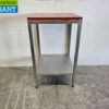 Stainless steel Polyethylene PE Cutting Table Work Table 65 x 65 x 111.5 cm Catering Butchery