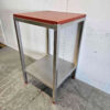 Stainless steel Polyethylene PE Cutting Table Work Table 65 x 65 x 111.5 cm Catering Butchery - Image 3