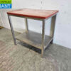 Stainless steel Polyethylene PE Cutting Table Work Table 99 x 70 x 93 cm Catering Butchery - Image 2