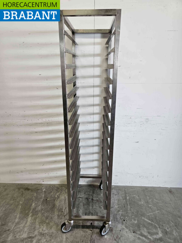 Stainless steel Regal trolley 15 x 1/1 GN/gastronorm Horeca