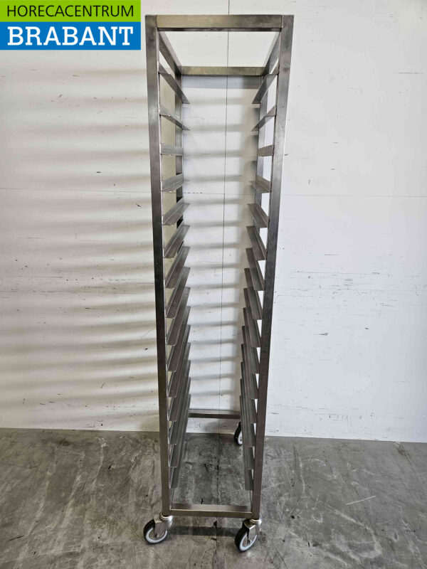 Stainless steel Regal trolley 15 x 1/1 GN/gastronorm Horeca