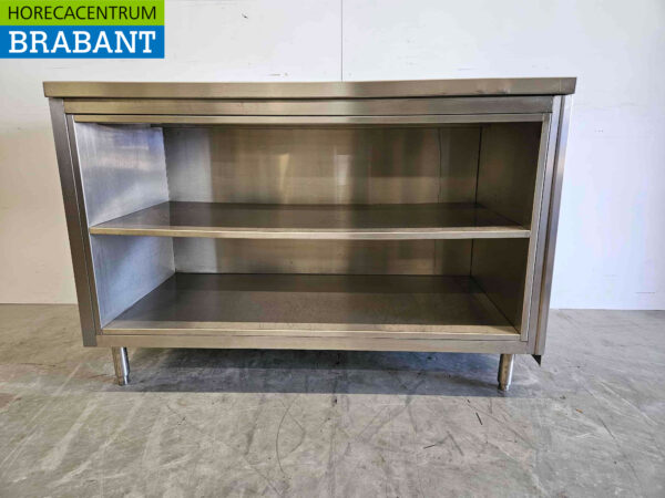 Stainless steel Worktable Work Cabinet 134 cm Hospitality - Image 4