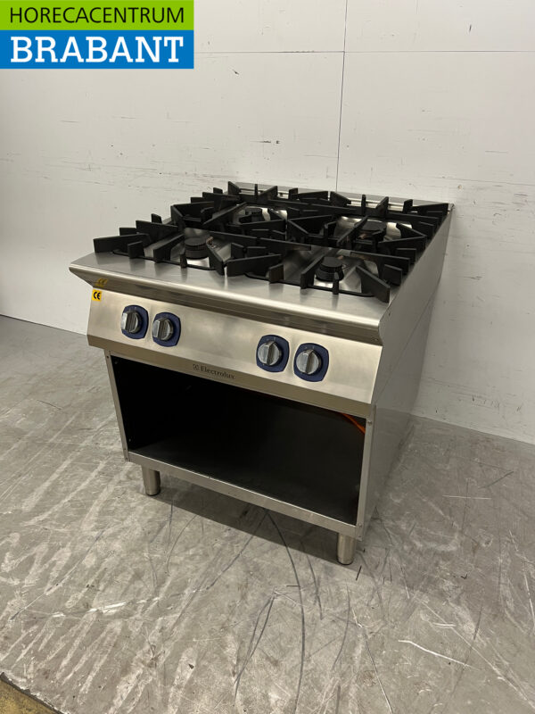 Stainless steel Electrolux 4 burner stove Propane 80 cm Horeca - Image 2