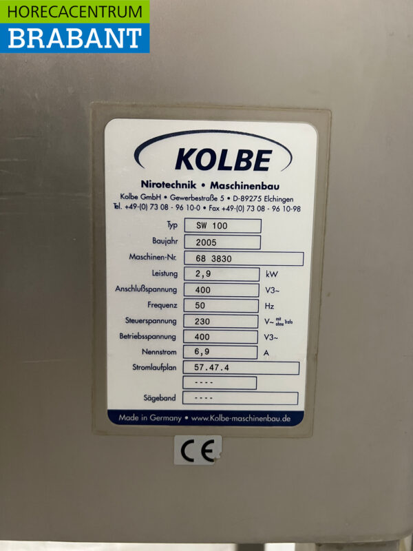 Stainless steel Kolbe SW 100 Mincer 400V Butchery - Image 7