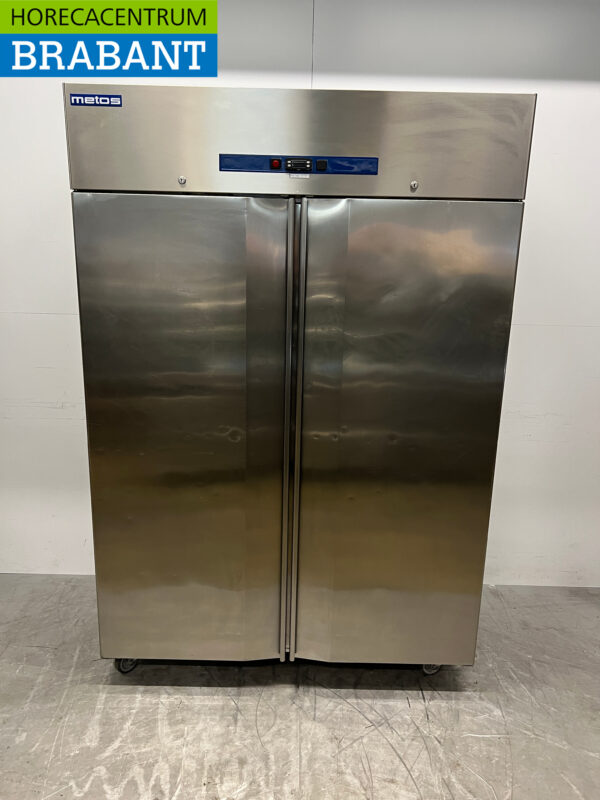 Stainless steel Metos Double door Refrigerator 1400 liters 230V Catering