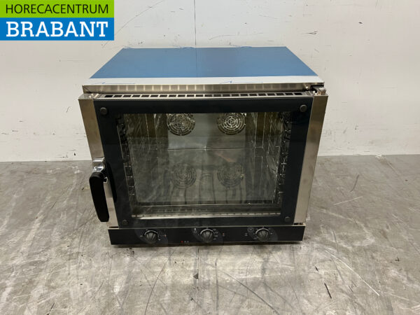 Stainless steel Tecnodom Hot air oven Convection oven 4 x 1/1 GN 230V Horeca