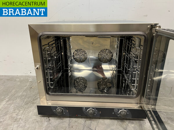 Stainless steel Tecnodom Hot air oven Convection oven 4 x 1/1 GN 230V Horeca - Image 4