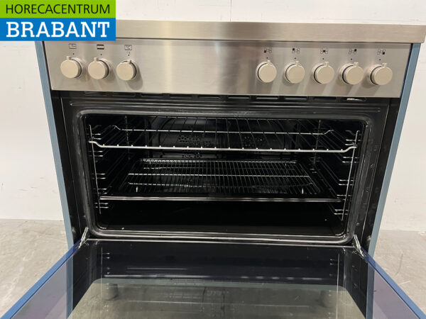 Stainless steel Saro Induction stove with electric oven 400V Horeca - Image 5