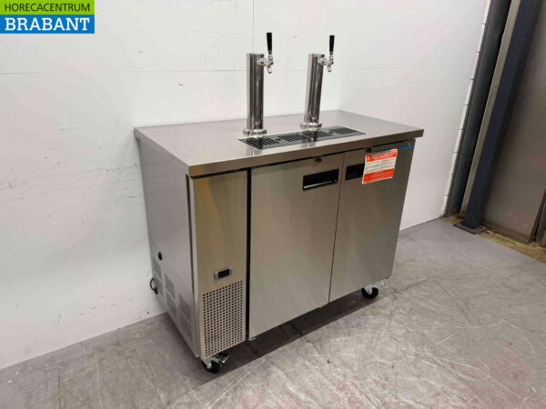 Polar G-Series direct draw keg beer dispenser, double tap 124.7 cm 230V Horeca - Image 2