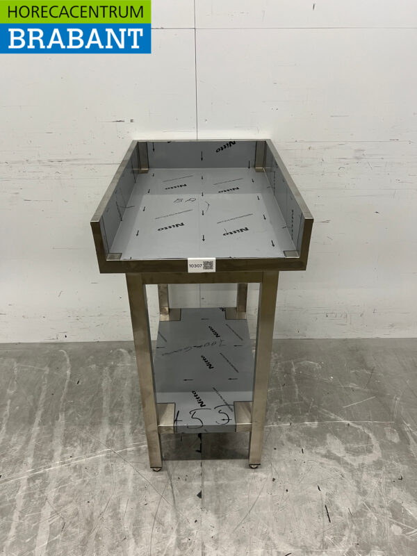 Stainless steel Work Table 50 x 70 raised edge Catering