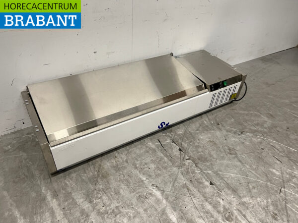 Stainless steel Saro Set-up refrigerated display case Saladière 4 x 1/3 GN 120 cm 230V Horeca - Image 3