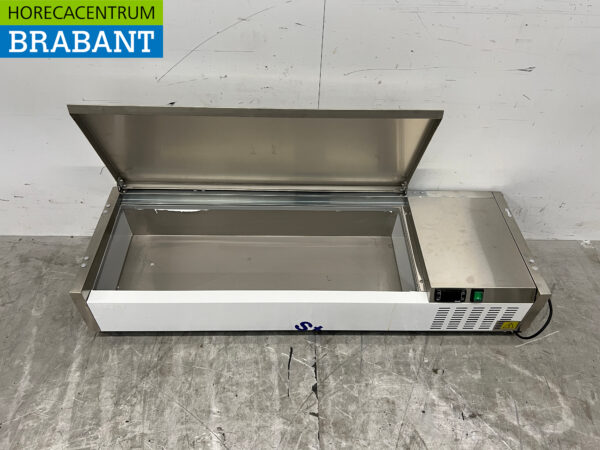 Stainless steel Saro Set-up refrigerated display case Saladière 4 x 1/3 GN 120 cm 230V Horeca - Image 4