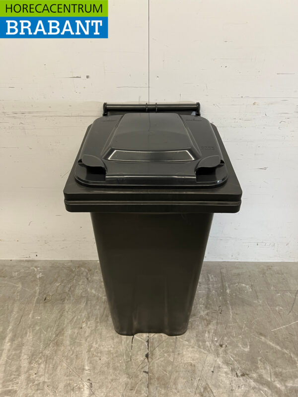 Saro large waste container 120 liters Black Catering