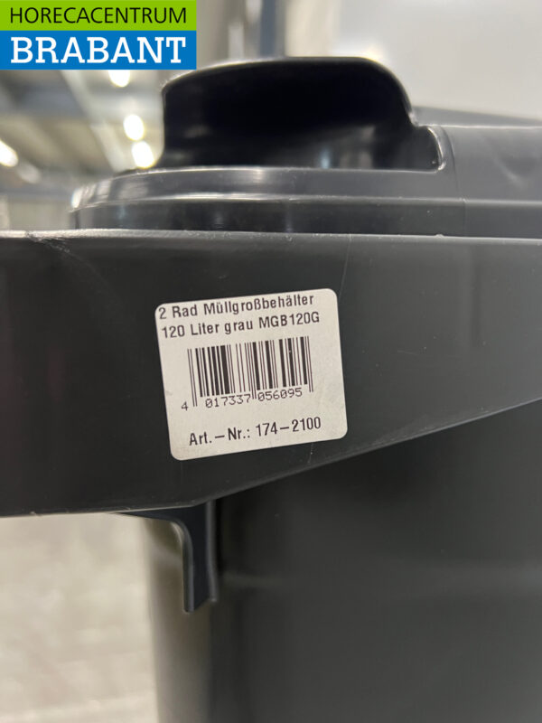 Saro large waste container 120 liters Black Catering - Image 5