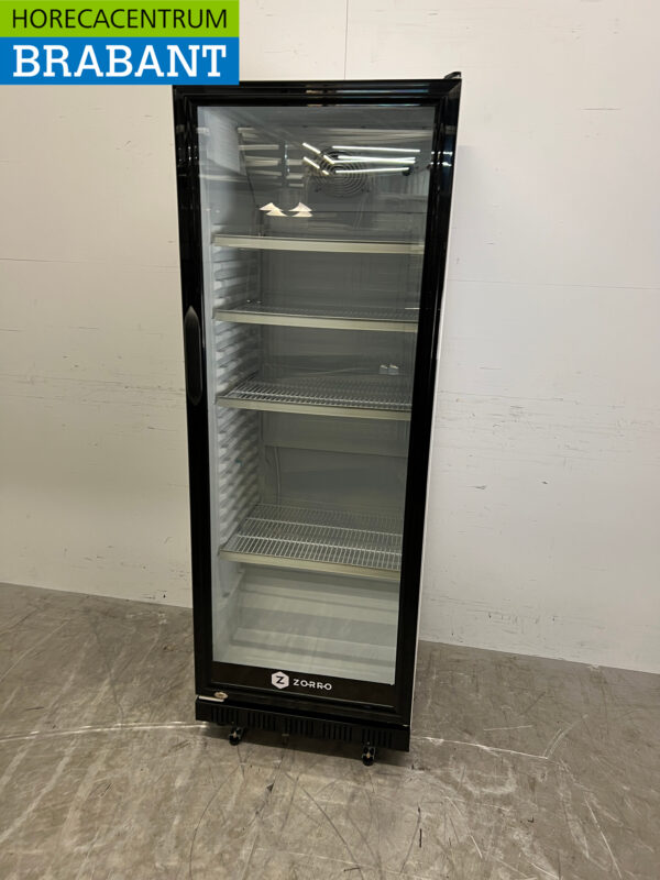 Zorro Glass door refrigerator 360 liters 230V Catering